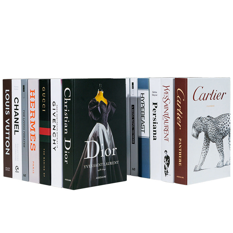 Fake book Simulation Book Decoration Modern English Study Desk Decoration