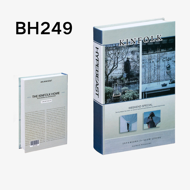 Fake book Simulation Book Decoration Modern English Study Desk Decoration