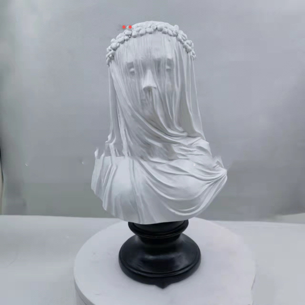 The Veiled Lady Gothic Sculpture Bust