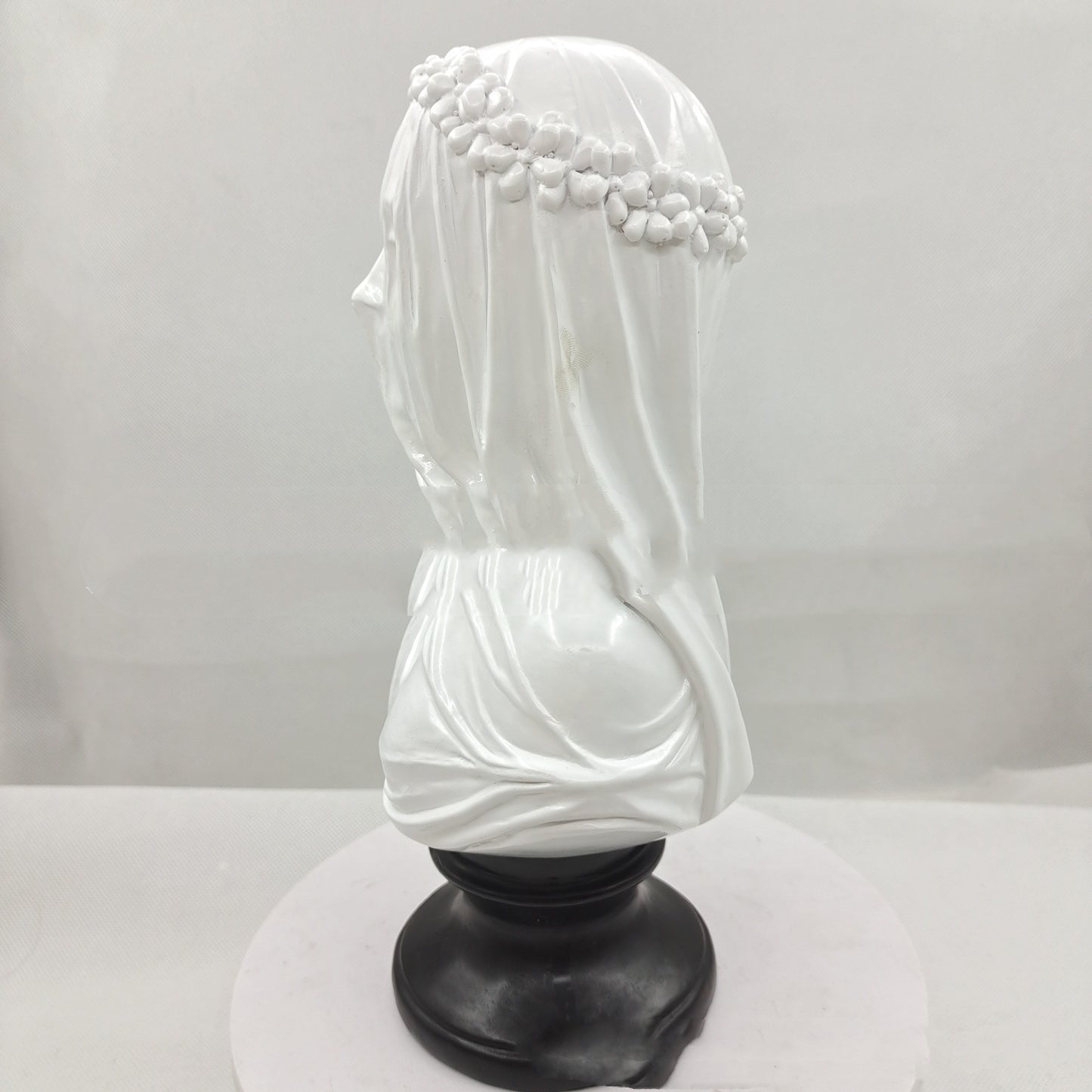 The Veiled Lady Gothic Sculpture Bust