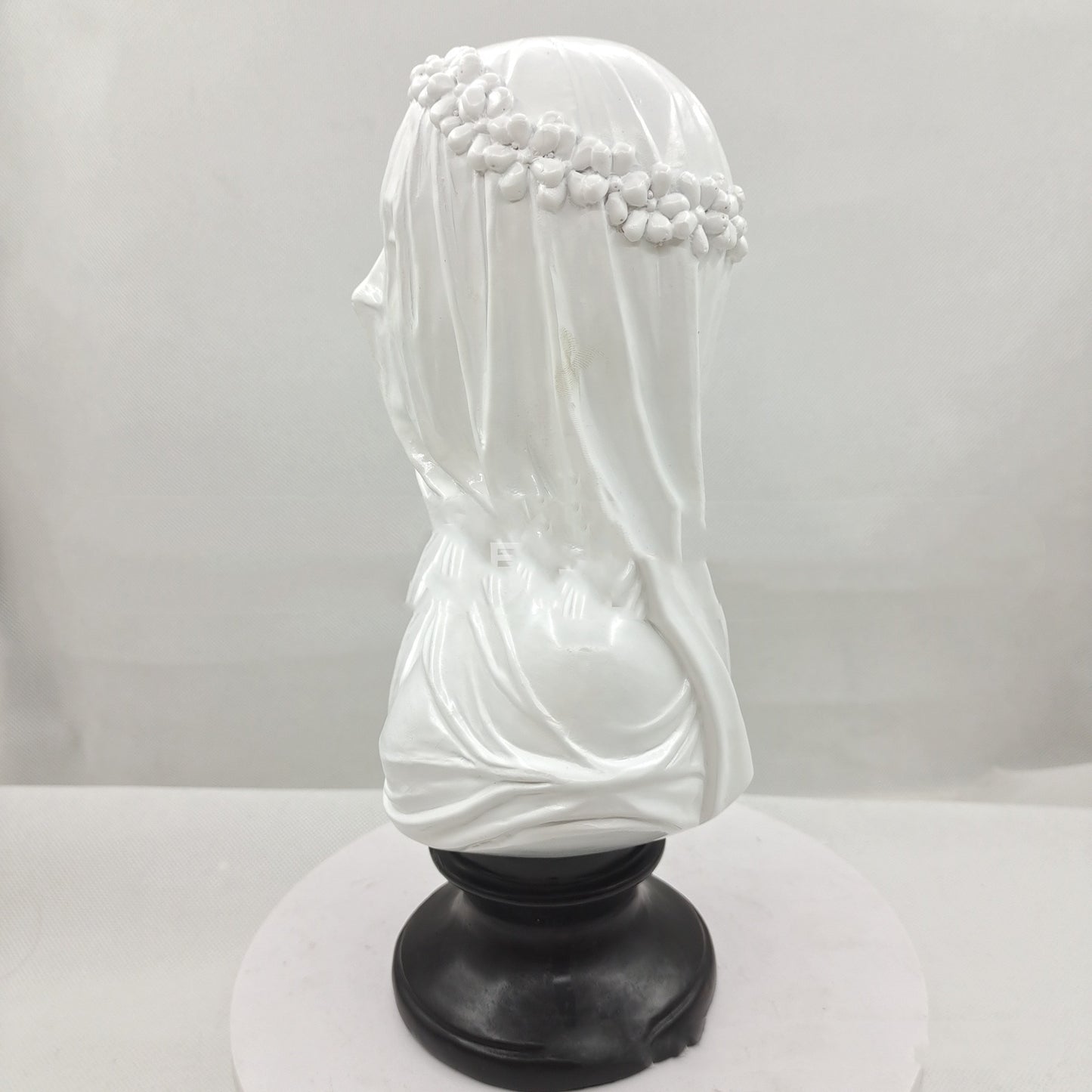 The Veiled Lady Gothic Sculpture Bust